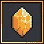 Amber crystal icon