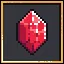 Crimson crystal icon
