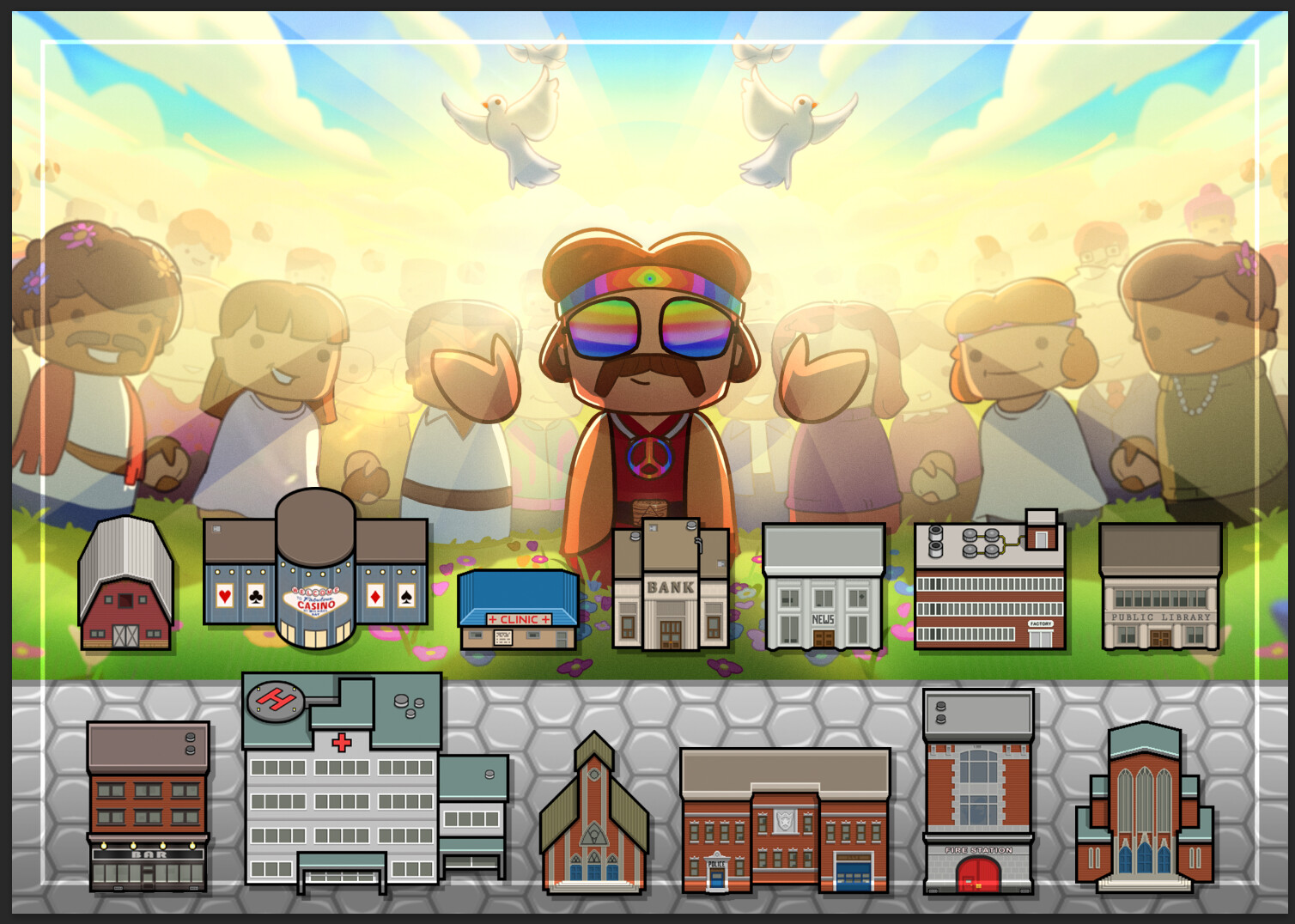 The Art of "Honey, I Joined a Cult" - Digital Artbook Screenshot 0