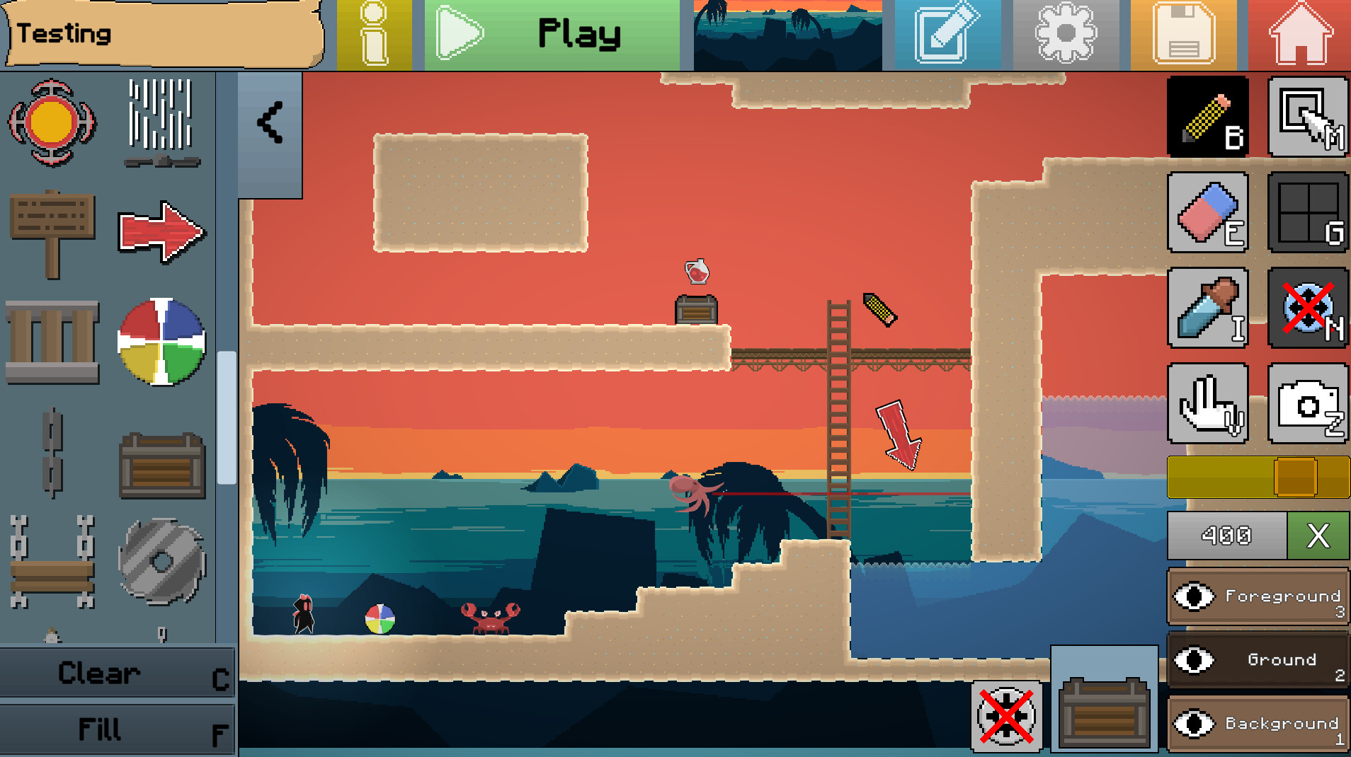 Makis Adventure: Level Editor Screenshot 0