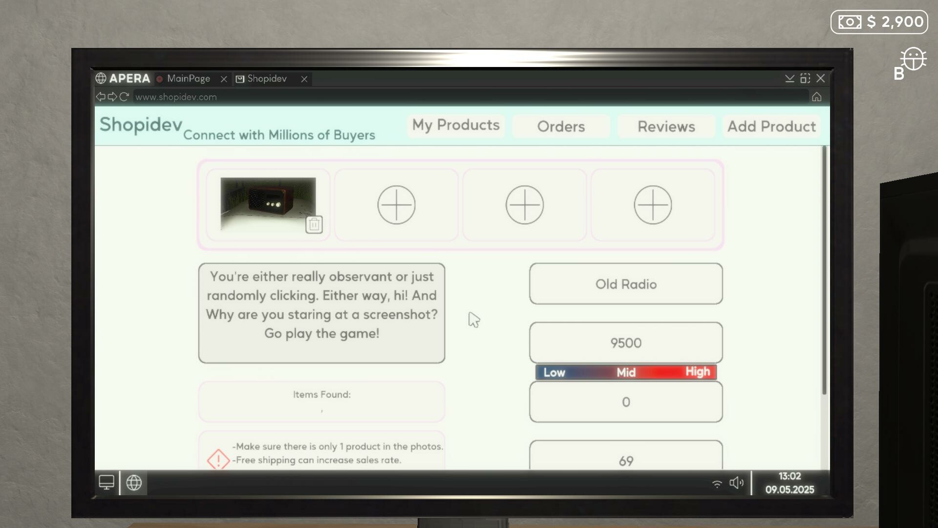 E-Commerce Simulator 2025 Screenshot 6