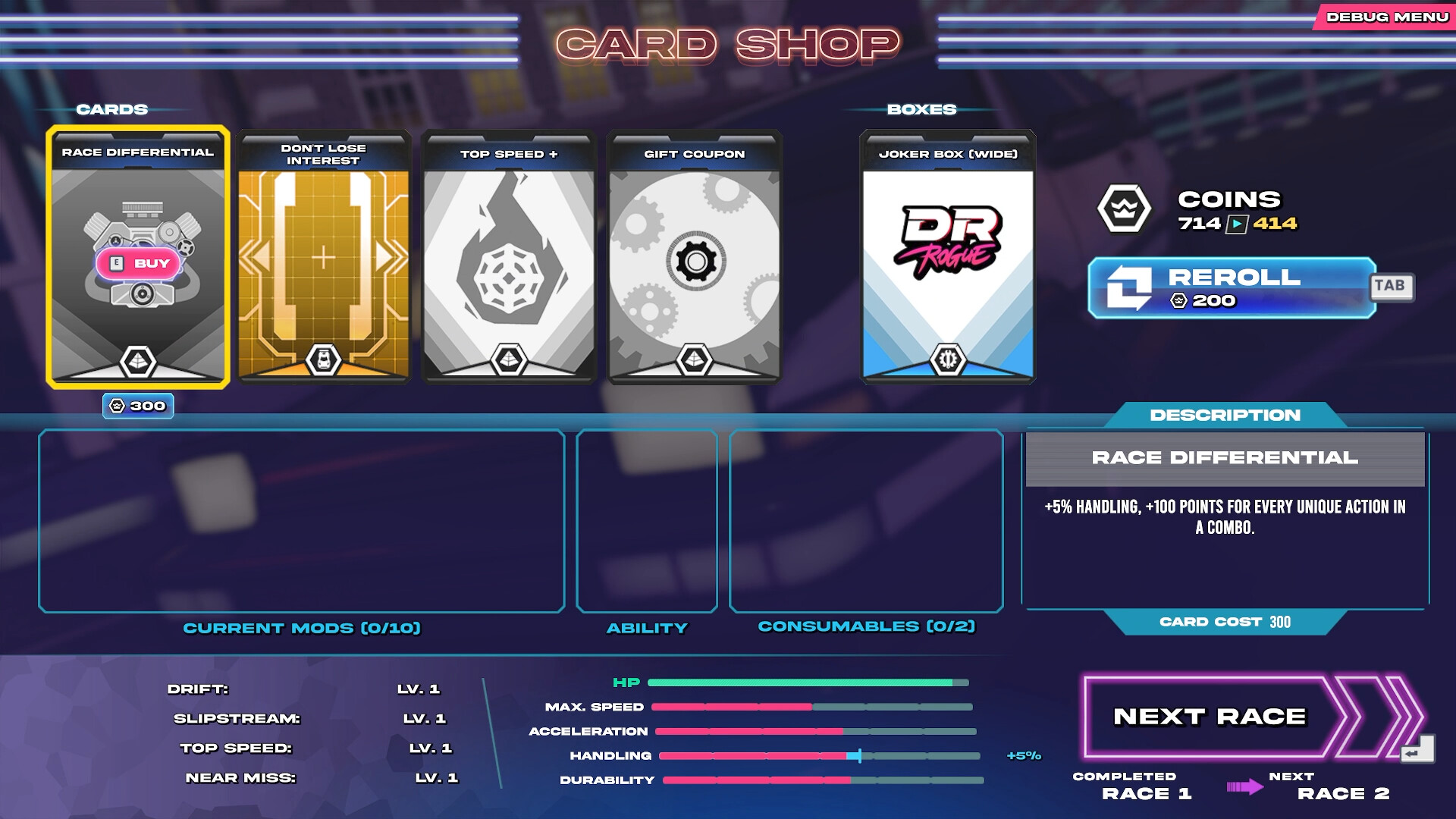 Driving Rogue Demo Screenshot 2