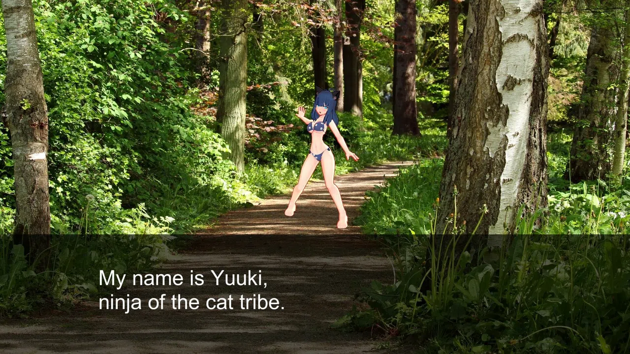 Ninja Forest Maze - bikini mode Screenshot 1