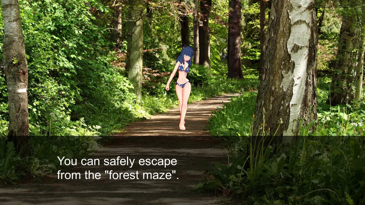 Ninja Forest Maze - bikini mode Screenshot 9