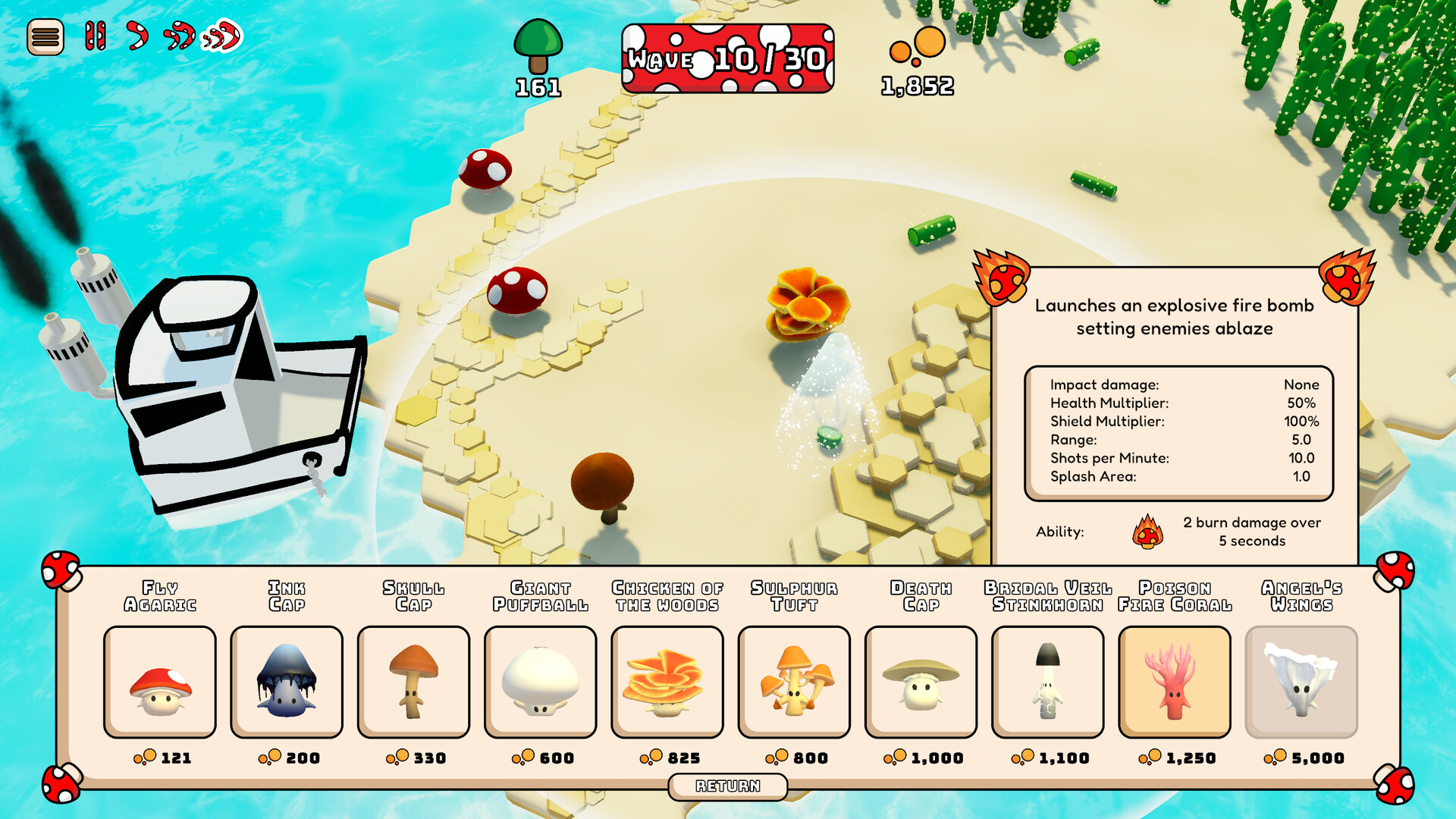 Shrooms! Tower Defence Demo Screenshot 4