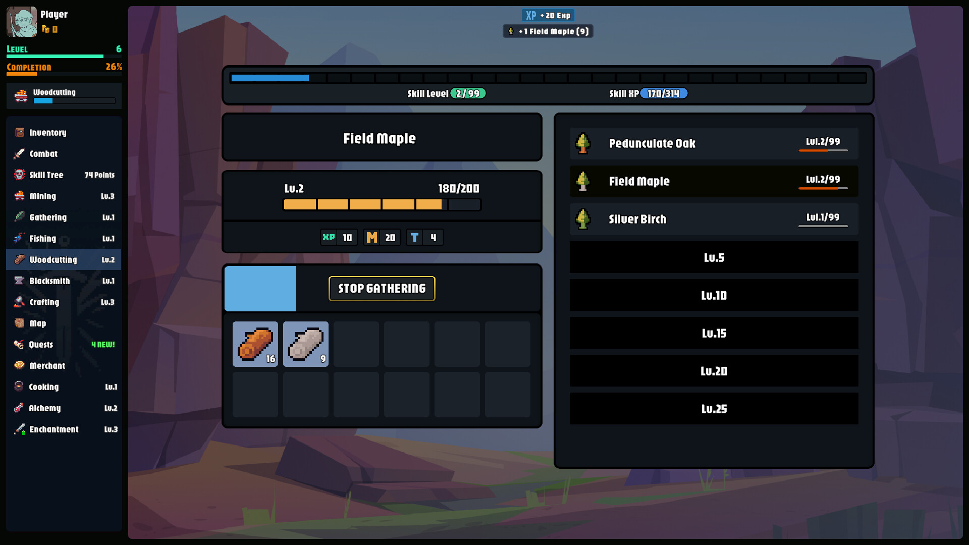 Between Adventures IDLE Screenshot 2