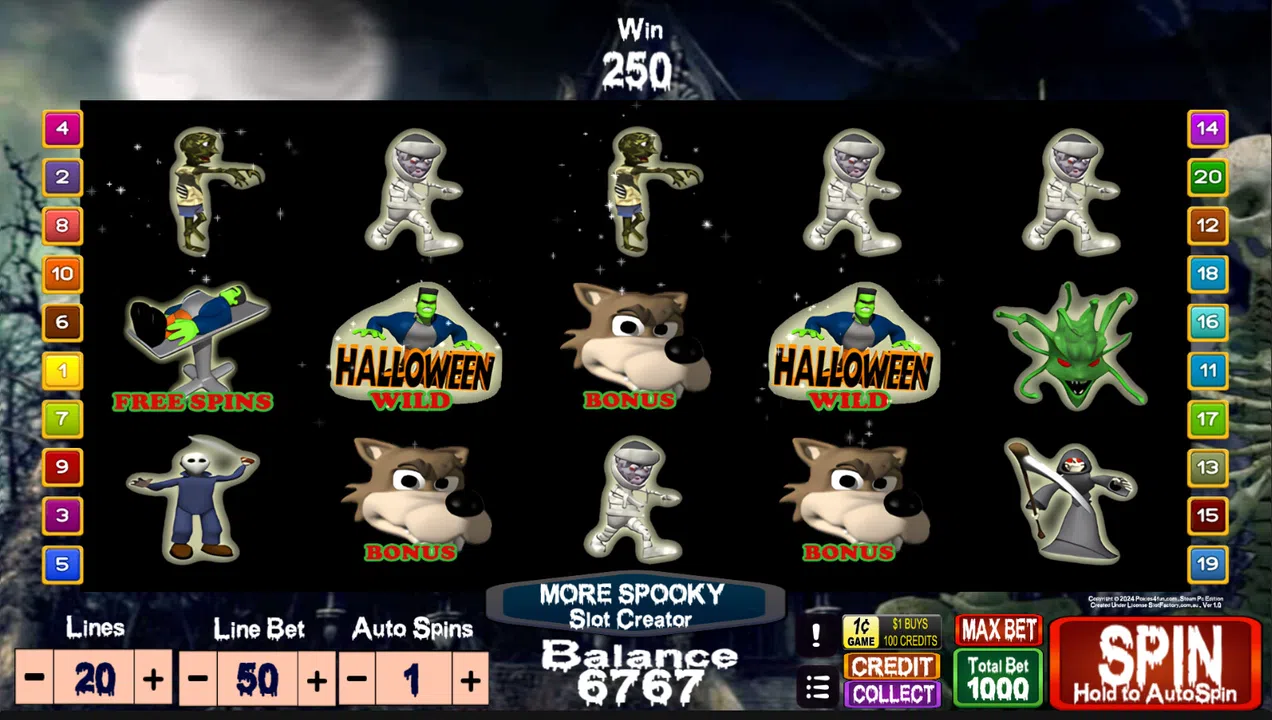 More Panda Slot Creator - Spooky Theme Addon Screenshot 1