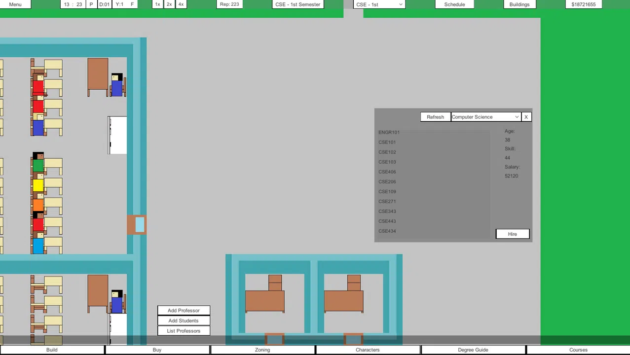 University Tycoon - The College Management Simulator Screenshot 4