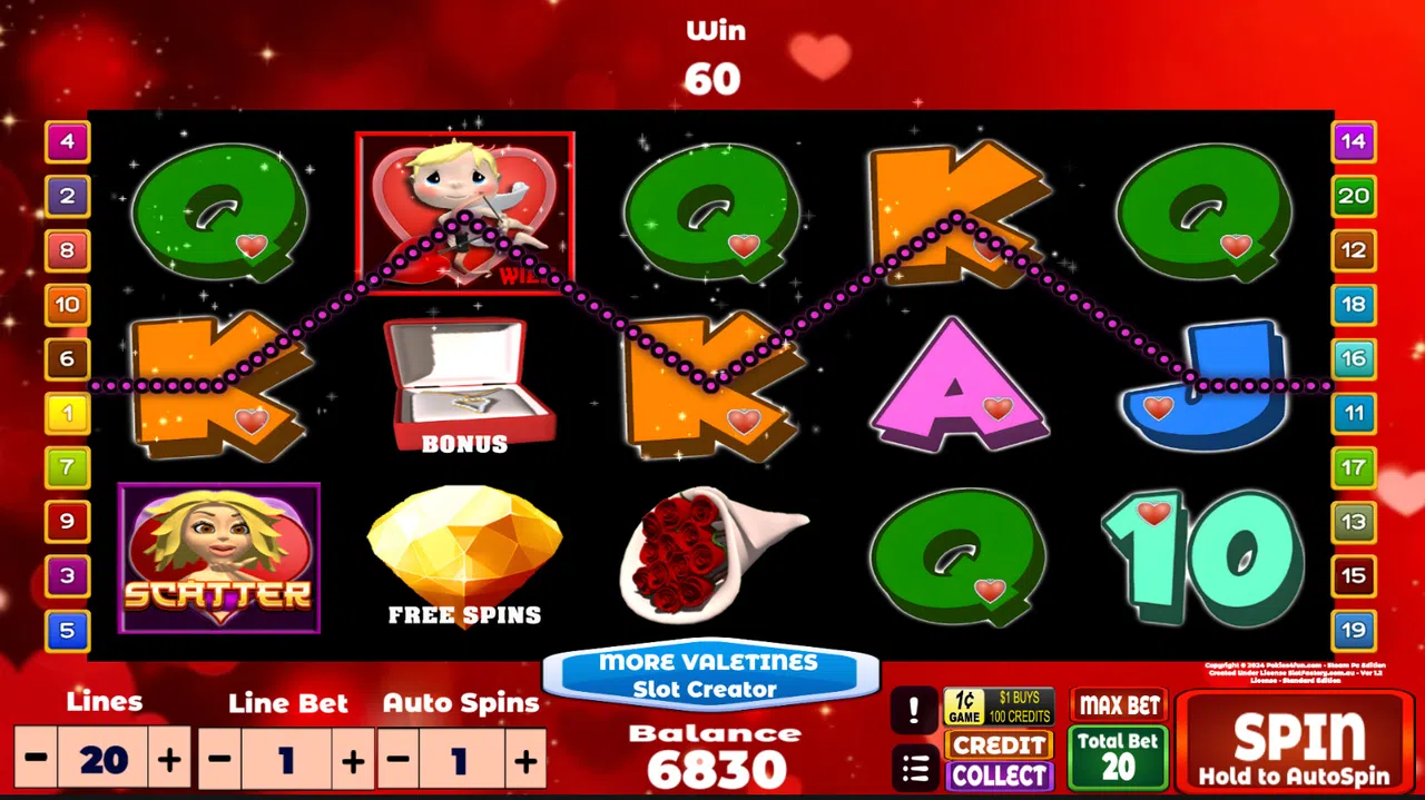 More Valentines Slot Creator - More Panda Addon Theme Screenshot 0