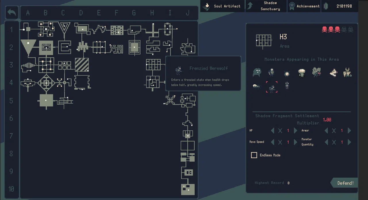 Dead Soul TowerDefense:Shadow Labyrinth Screenshot 0