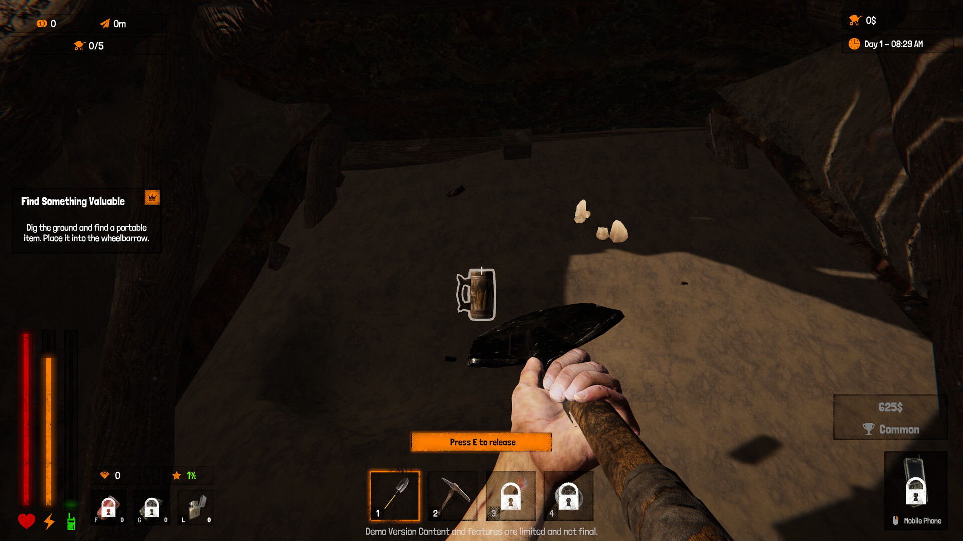 Dig For Riches Demo Screenshot 1