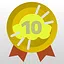 Golden UFO icon
