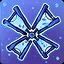 Silver blades icon