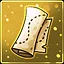 Golden maps icon