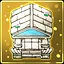 Golden blessing icon