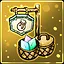 Golden scale icon