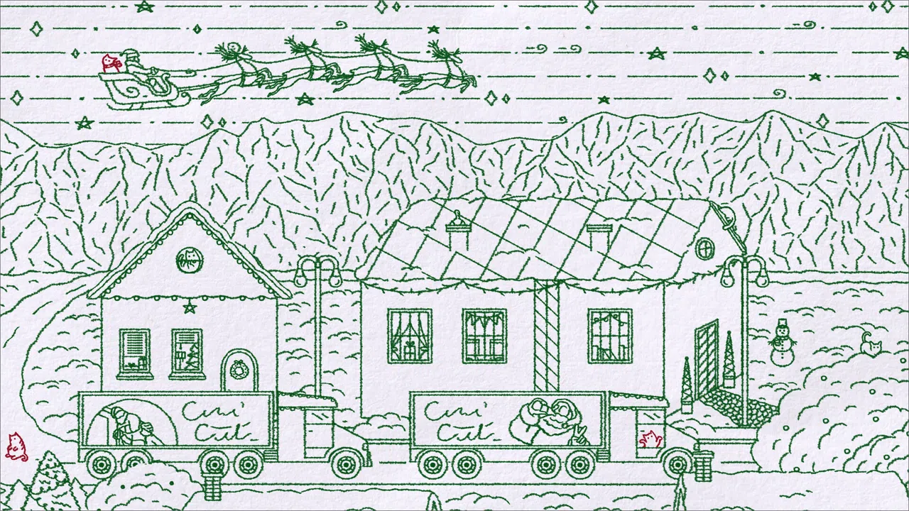 Doodle Cats: Christmas Mystery Screenshot 2