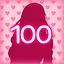 100 Lila's Affection points earned. icon
