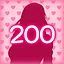 200 Lila's Affection points earned. icon