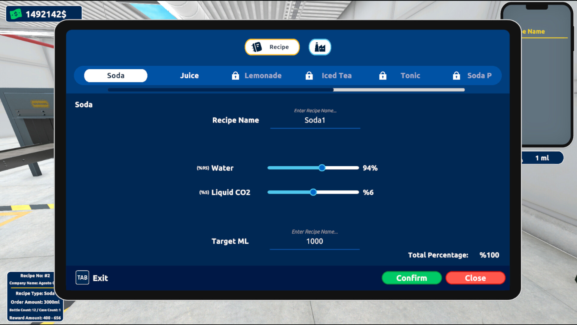Drink Factory Simulator Demo Screenshot 0