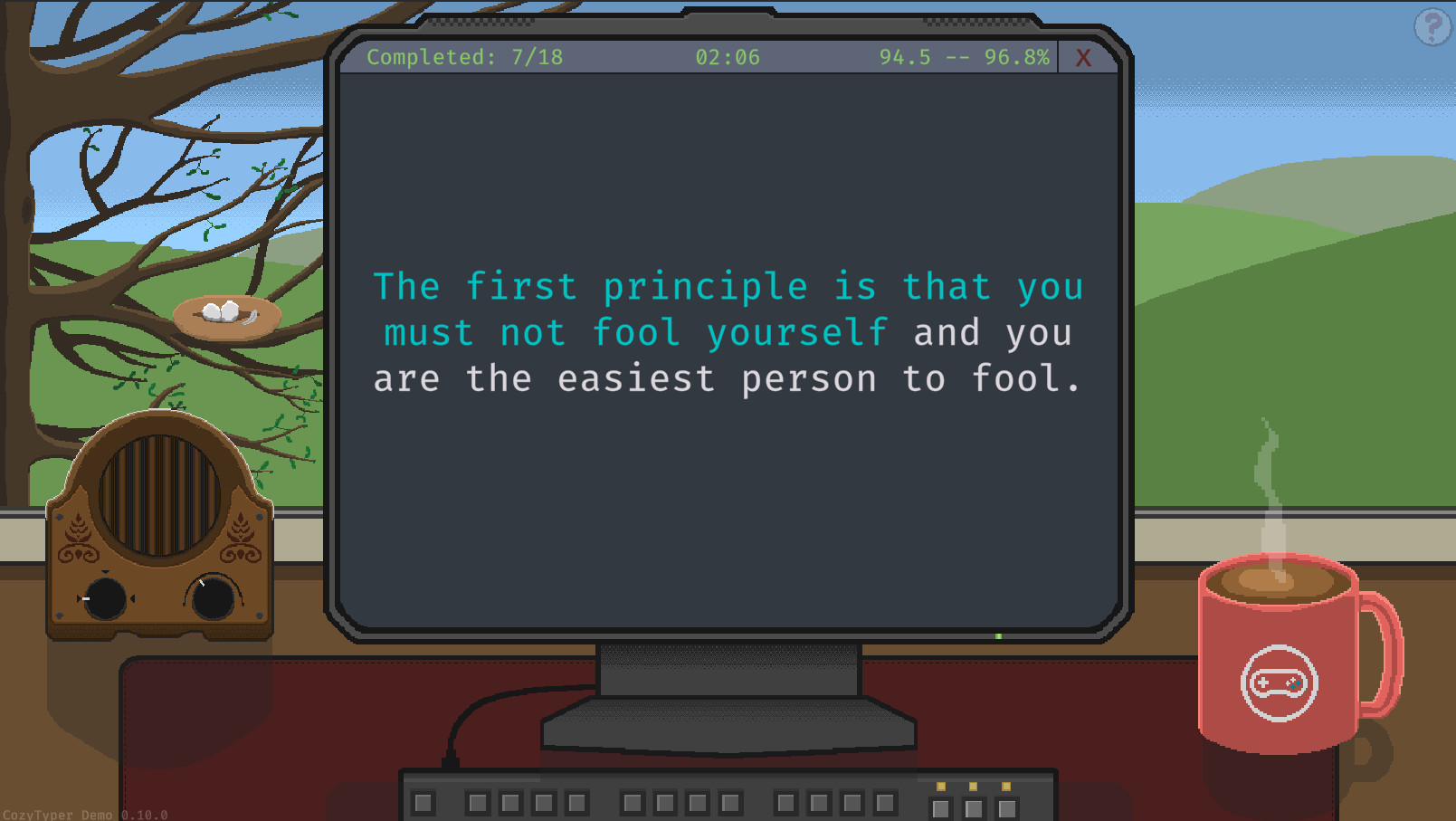 CozyTyper Screenshot 0