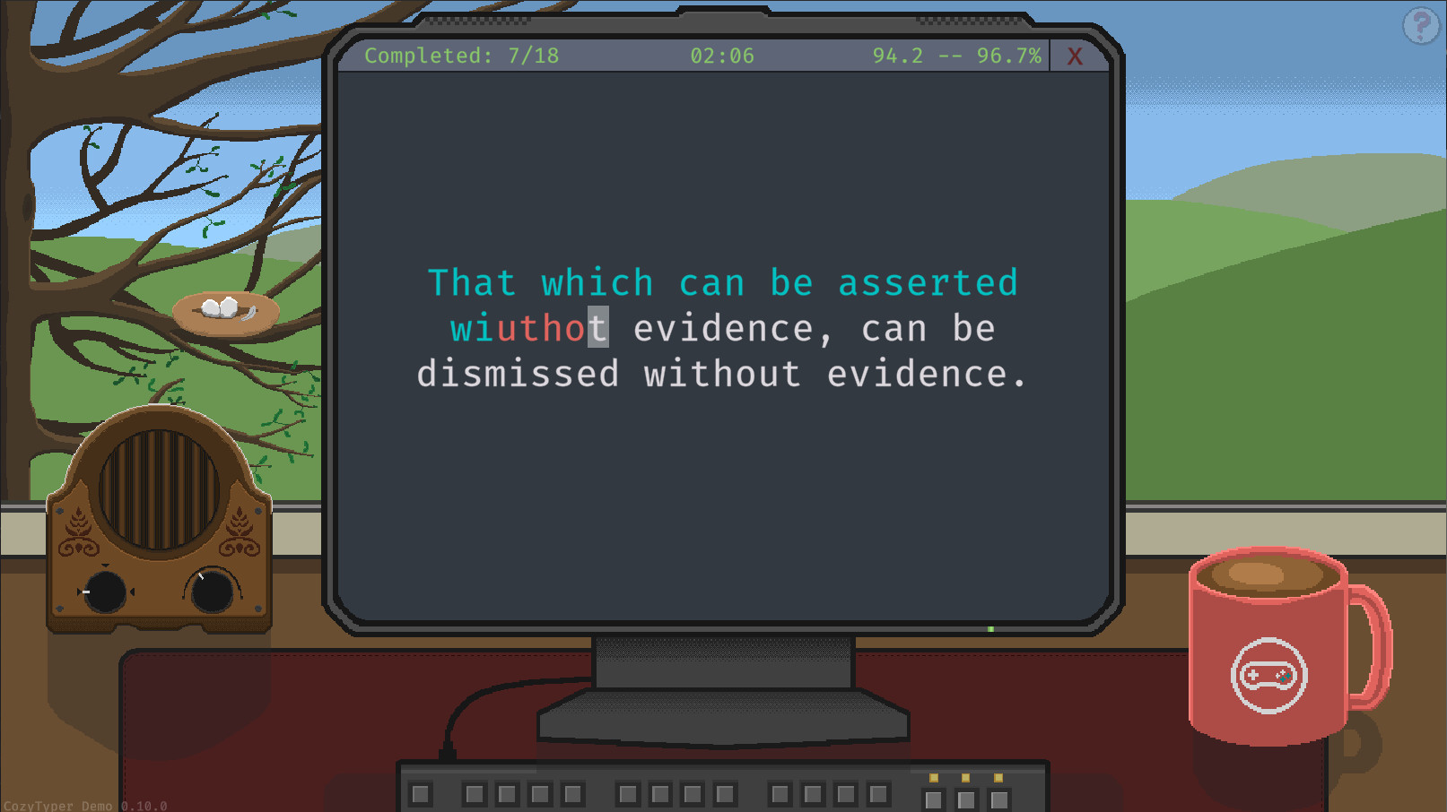 CozyTyper Screenshot 2