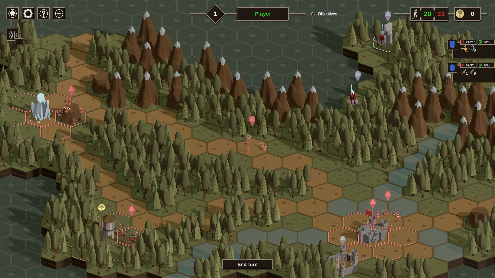 Tabletop Fantasy War Screenshot 0