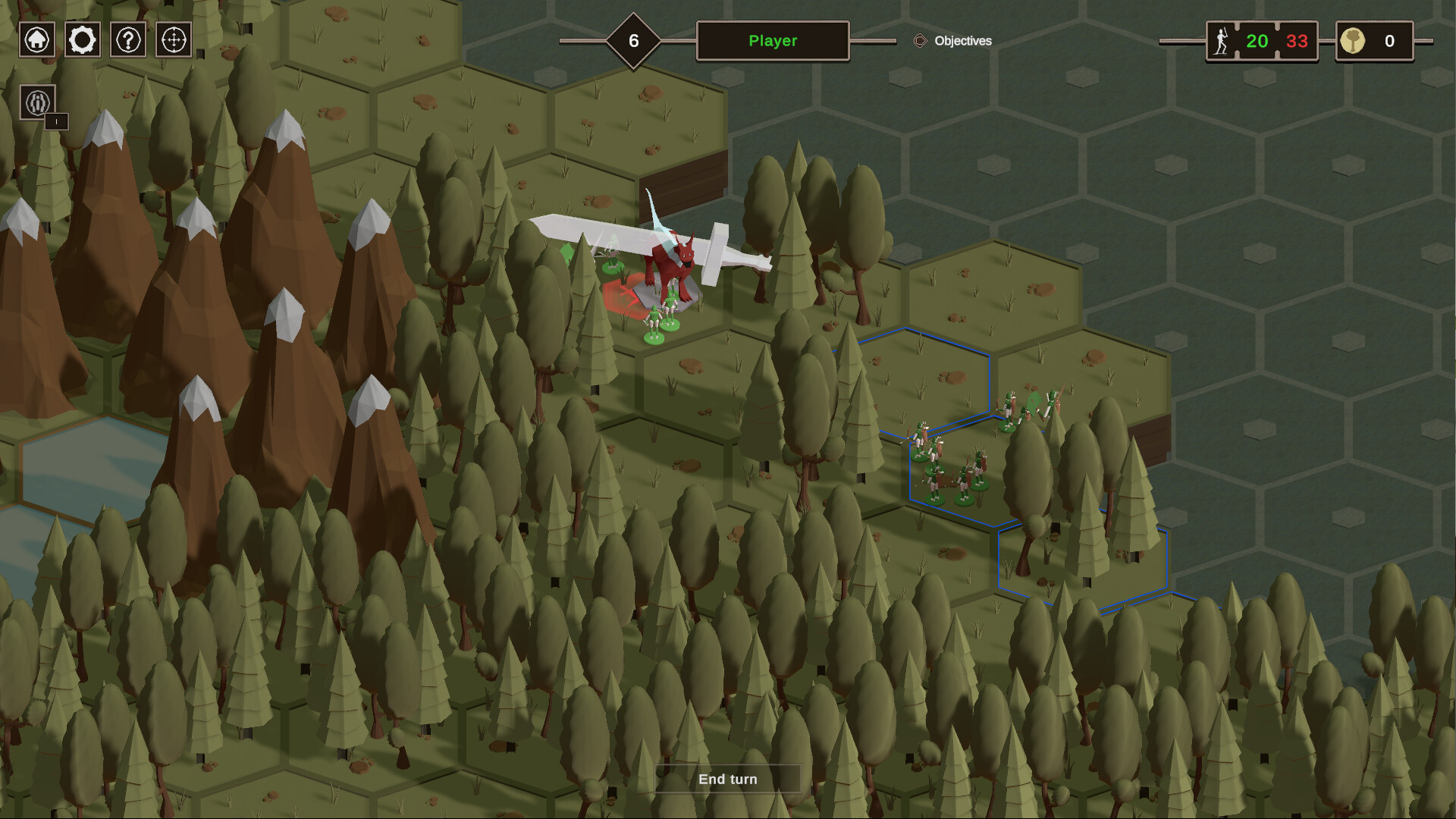 Tabletop Fantasy War Screenshot 1