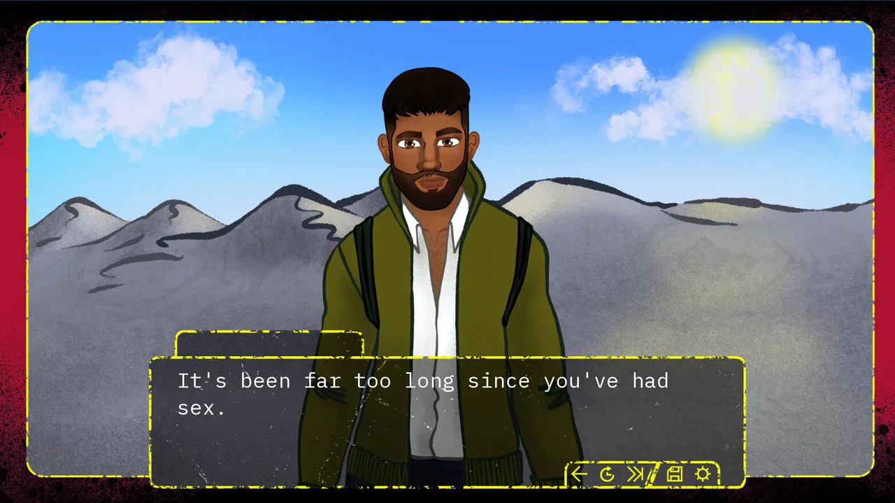 DESERT OF ASH: a Post-Apocalyptic Gay Sex Simulator Screenshot 2