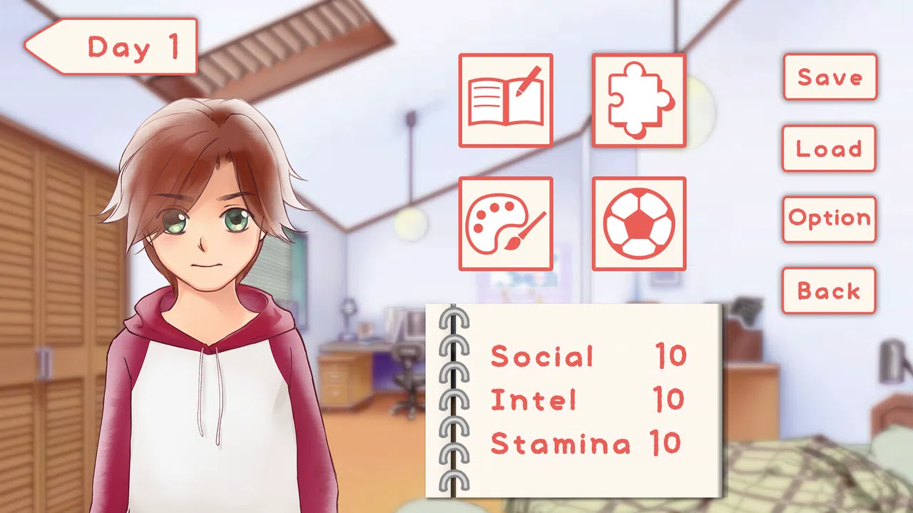 MY DEAR☆LOVE: A Shojo-Inspired Otome Sim/Visual Novel Screenshot 1