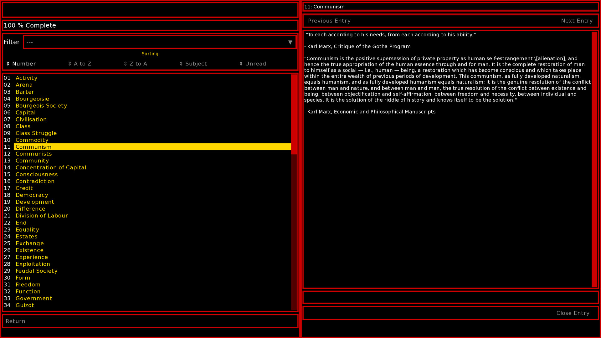 The Communist Manifesto ~ A Visual Novel Screenshot 4