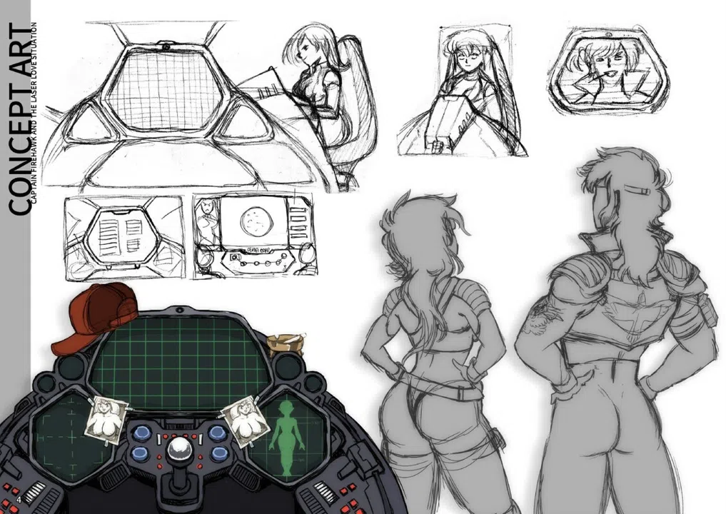 Captain Firehawk - Artbook Screenshot 1