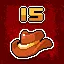 Leather hat lover icon