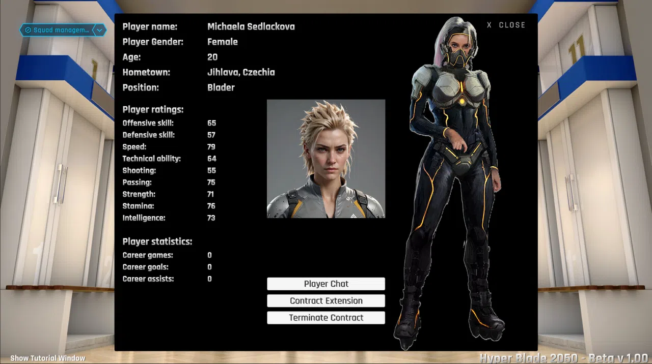 HyperBlade 2050 - Dystopian Sports Manager Screenshot 8