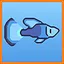 Neon Blue Guppy icon