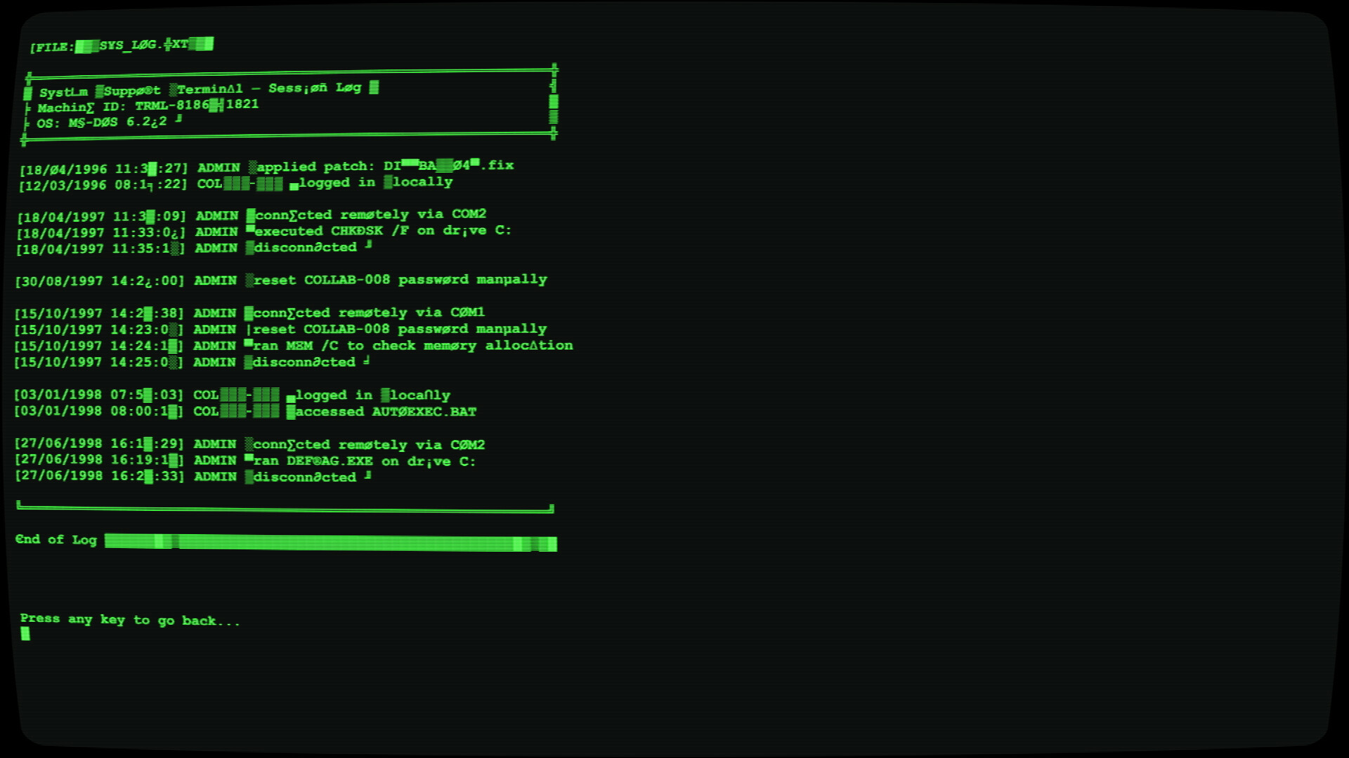 ⟨Unknown_Terminal⟩ Screenshot 0
