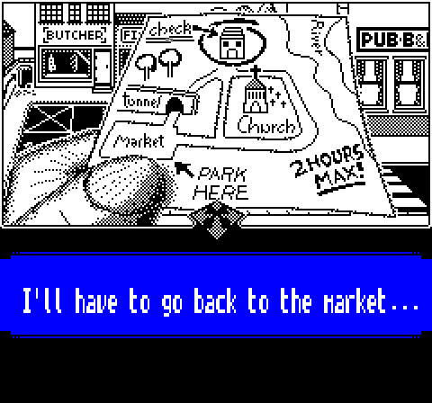 Encounter: A 8-Bit Noir Adventure... Screenshot 1