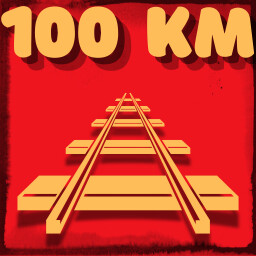 100 km icon