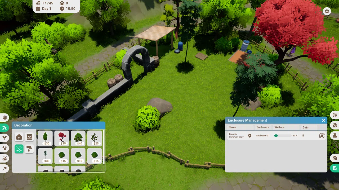 Capybara Park Demo Screenshot 1