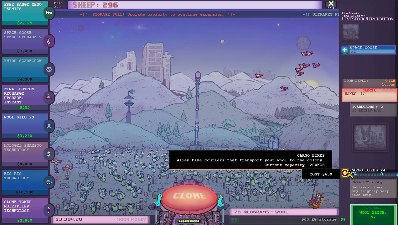 Finn Dorset's Institute For Livestock Replication Screenshot 2