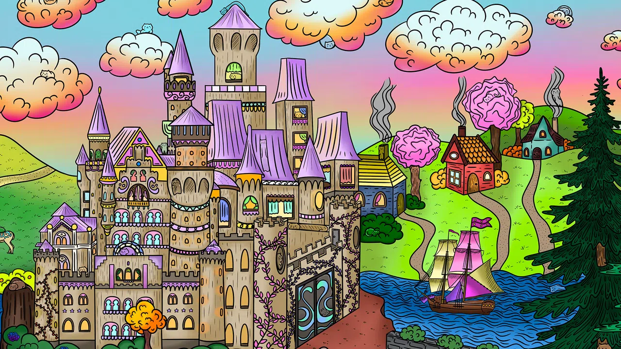 100 Fantasy Cats Screenshot 0