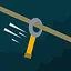 Zip line icon