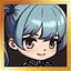 Gold Policewoman icon