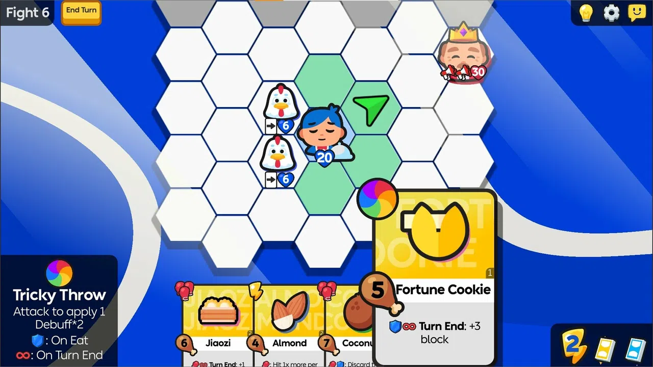 Food Fight Fiesta Demo: Multi-Use Cards Screenshot 0