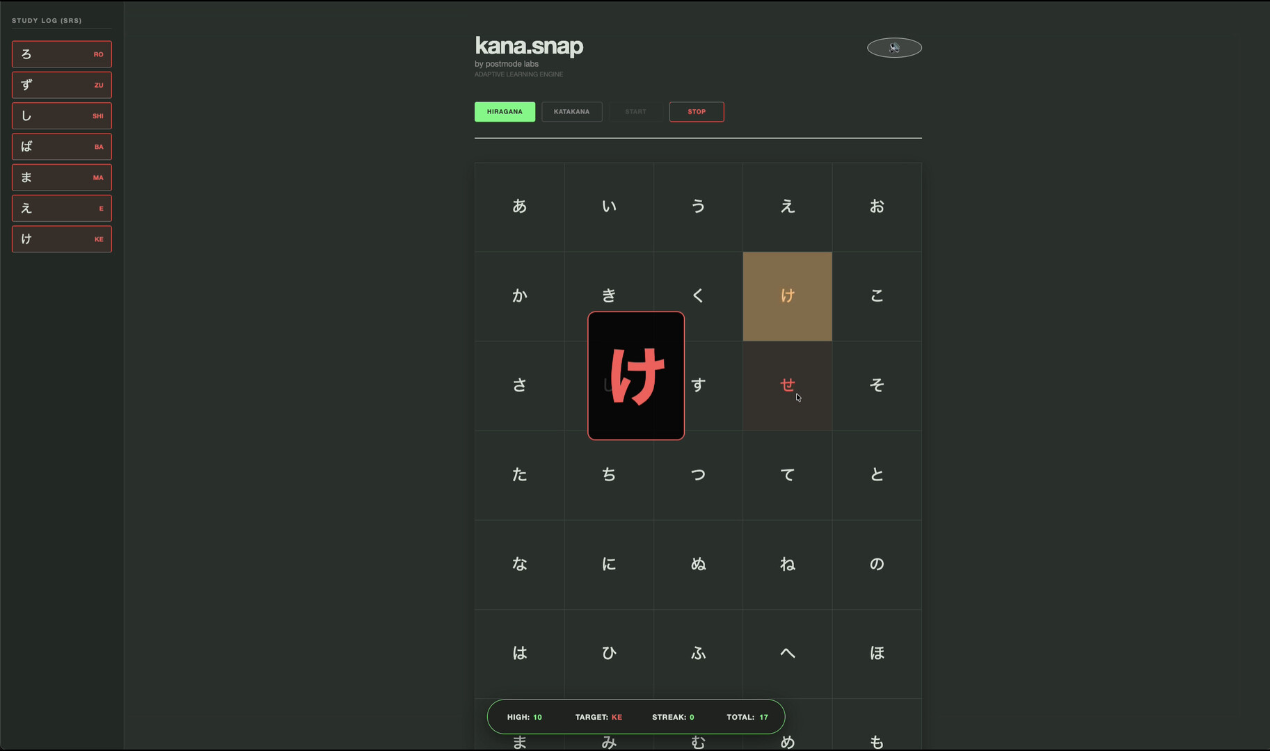 Kana Snap: Learn Japanese Hiragana & Katakana Screenshot 0