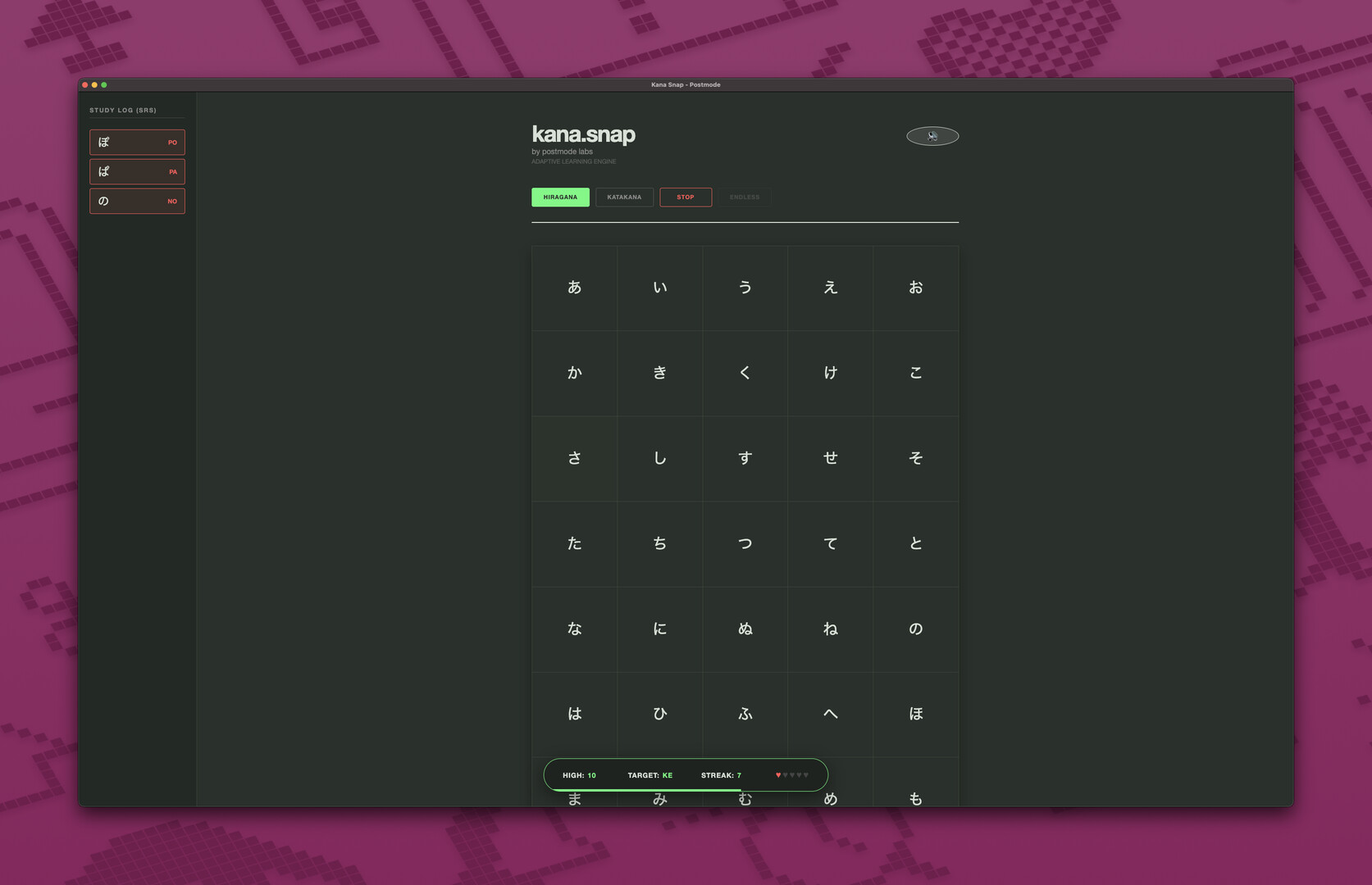 Kana Snap: Learn Japanese Hiragana & Katakana Screenshot 4