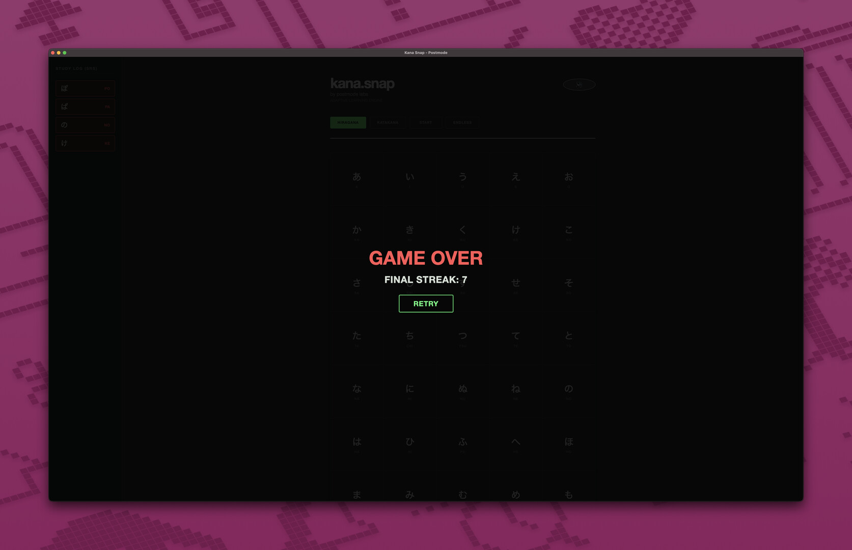 Kana Snap: Learn Japanese Hiragana & Katakana Screenshot 3