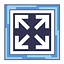 Toggle Screen Size icon