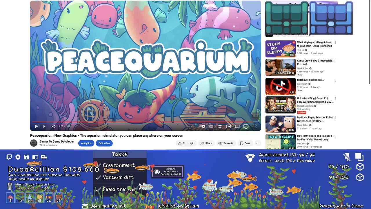 Peacequarium Demo Screenshot 0