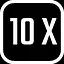 X 10 icon